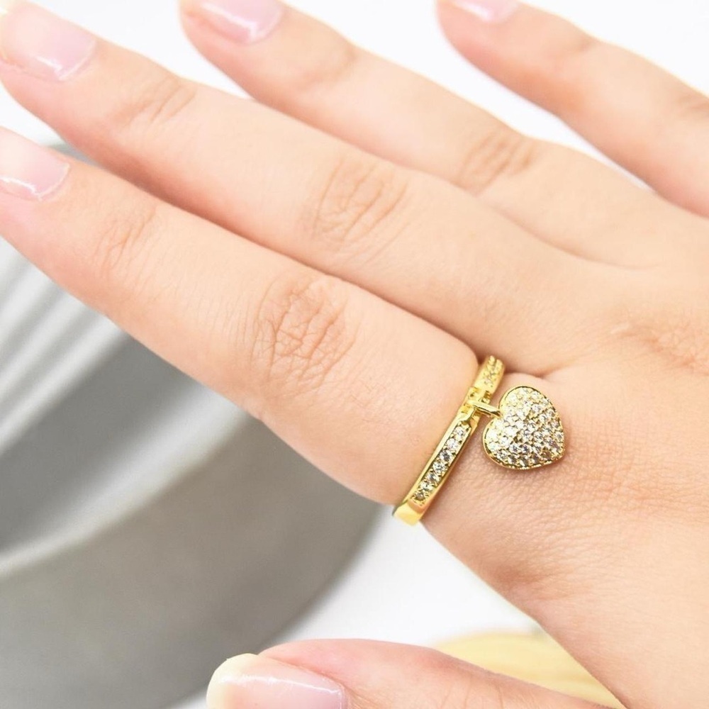 Heart Charm Ring - Picture 4 of 4
